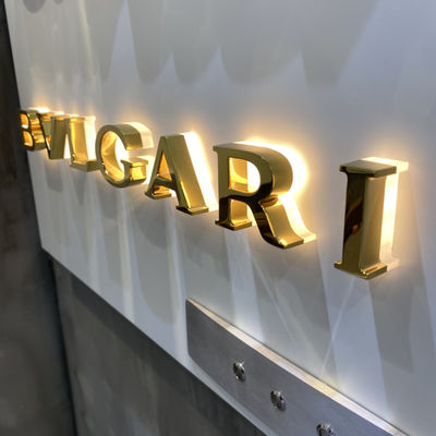 Buchstabe-und Zahl-hintergrundbeleuchtete Leuchtzeichen für Geschäfte CER RoHS