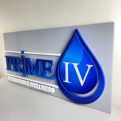 20mm hintergrundbeleuchtete geführte Leuchtzeichen-Bretter der Edelstahl-Buchstabe-SMD 5050