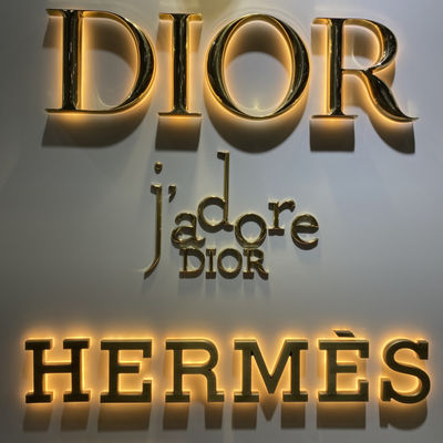 Hintergrundbeleuchtetes Buchstabe-Zeichen-Acrylglühen-Zeichen-Brett-Spiegel-Ende Soem-ODM