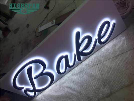 Laser schnitt hintergrundbeleuchtete Edelstahl Signage-Buchstaben des Buchstabe-Zeichen-Brett-12V