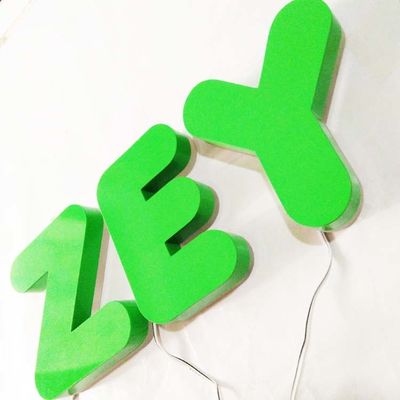 3D im Freien belichtete geführtes hintergrundbeleuchtetes Buchstabe-Zeichen Logo For Business