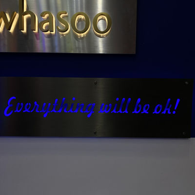 Speicher-Kaffeestube geführtes Zeichen Backlighting-Purpur, das CER RoHS beleuchtet