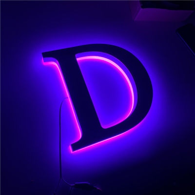 Speicher-Kaffeestube geführtes Zeichen Backlighting-Purpur, das CER RoHS beleuchtet