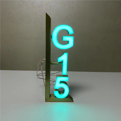 Soem-ODM-Hotelzimmer-Zahl-Zeichen führten Haus-Tür-Nummernschild 12V