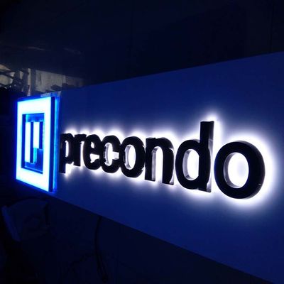 Lichtdurchlässige hintergrundbeleuchtete Buchstabe-acrylsauerzeichen Shopfront 40cm für Firmen