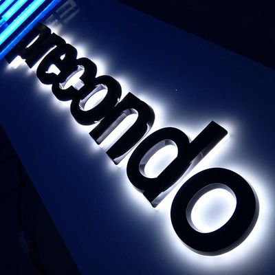 Lichtdurchlässige hintergrundbeleuchtete Buchstabe-acrylsauerzeichen Shopfront 40cm für Firmen