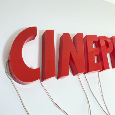 Speicher im Freien belichtetes LED-Acrylbuchstabe-Zeichen 12V DC