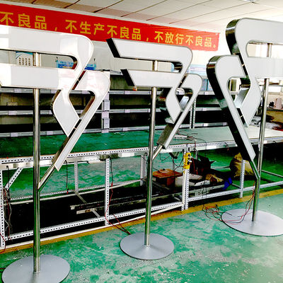 SMD5050 führte Acryl-Zeichen-freistehende 50000 Stunden des Buchstabe-3D Funktions-