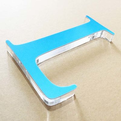Indoor Office Logo 3D-Buchstabenschild 2 mm Acryl-Alphabet mit UV-Druck