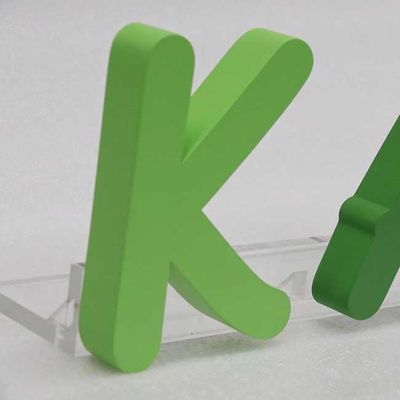 Schönheits-Salon öffnen Zeichen-Werbungs-Laser des Buchstabe-3D schnitt Stärke des Metalllogo-3cm