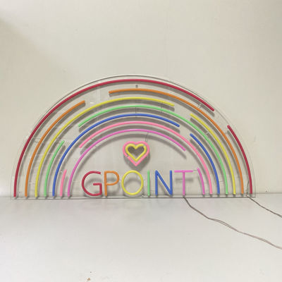 10cm bis 100cm stangen-Zeichen des Buchstabe-3D Regenbogen-LED große Neonder leuchtreklame-P33