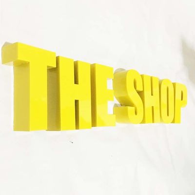 Tiefe des Goldbürsten-Edelstahl-Metallbuchstabe-Zeichen-10cm für Regierungsstellen