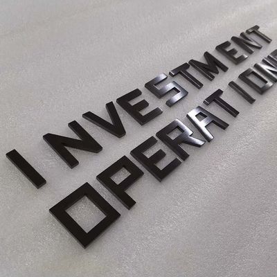 Metallkundenspezifisches Aluminiumzeichen der Werbungs-3d beschriftet Antirost