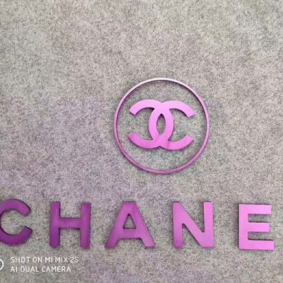 Metallkundenspezifisches Aluminiumzeichen der Werbungs-3d beschriftet Antirost