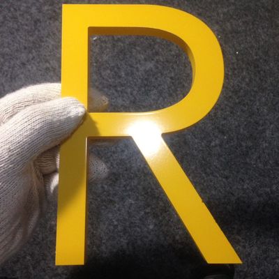 15mm 3d Crystal Acrylic Letter Sign UV- Druck-Logo Non Toxic