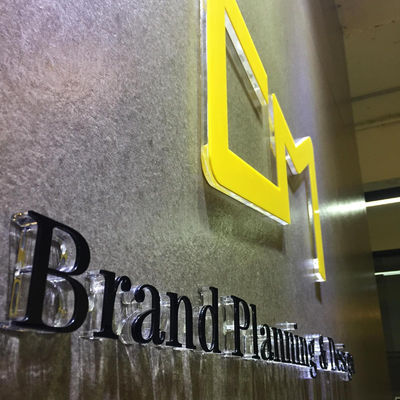 15mm 3d Crystal Acrylic Letter Sign UV- Druck-Logo Non Toxic