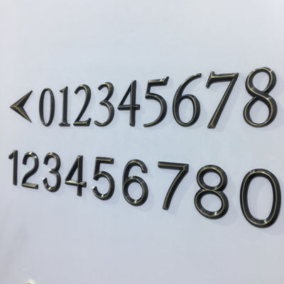 Belichteter Edelstahl 304 Metalladreßzeichen schrauben Berg