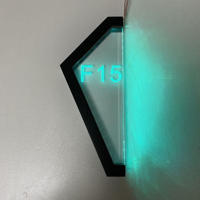 Wohnung personifizierte helle oben Hausmarke der Tür-Zahl-3D RGB RGBW