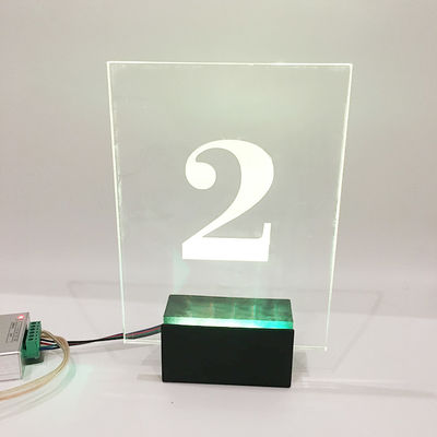 Front Door Big RGB führte Hausnummer-Zeichen-Plakette 50000 Stunden