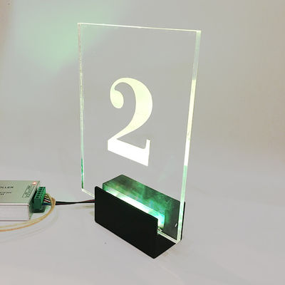 Front Door Big RGB führte Hausnummer-Zeichen-Plakette 50000 Stunden