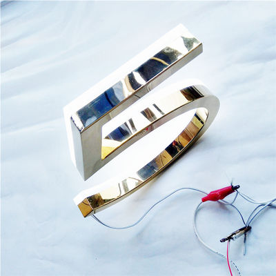 Hohe Helligkeits-Goldbürsten-Hausnummer-Zeichen-Laser schnitt CER RoHS