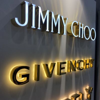 Laser-Schnitt Metall-Logo And Lettering Storefront Sign-12VDC