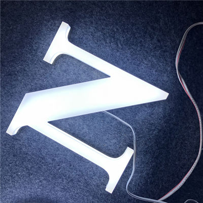 12mm Acrylic Company Logo Wall Sign Aluminum Channel beschriftet Antirost