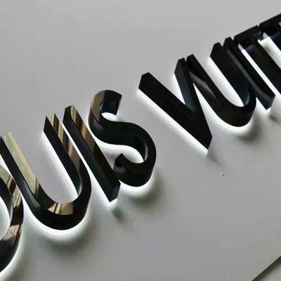 Metallrückseiten-Lit-Kanal-Buchstabe unterzeichnet Riese-Licht herauf Buchstabe Soem-ODM