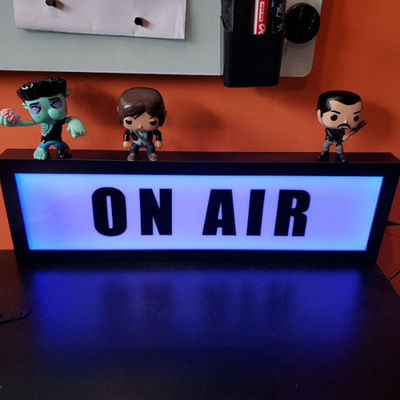 Geführtes belichtetes Acryllogo 3D Front Open Light Box Signages PMS Farben