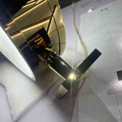 Runder leuchtender Acryl-Lightbox-Signage-Speicher verwenden Antirost-Antiseptisches