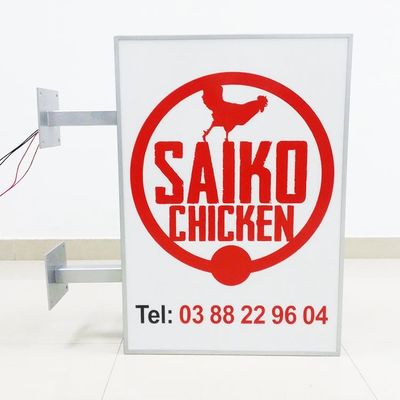 ROHS ULs Innenwerbung Einzelhandelsgeschäft-Leuchtkasten Signage-3D