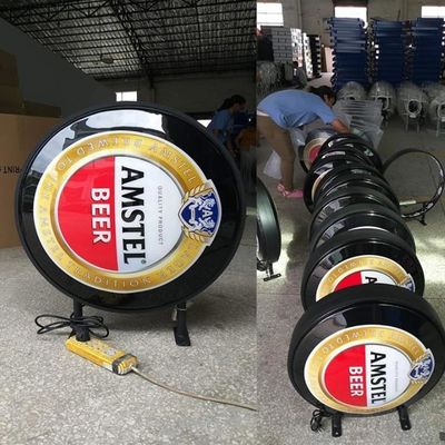 Restaurant-Café-versah Acrylleuchtkasten Signage-Doppeltes mit Seiten