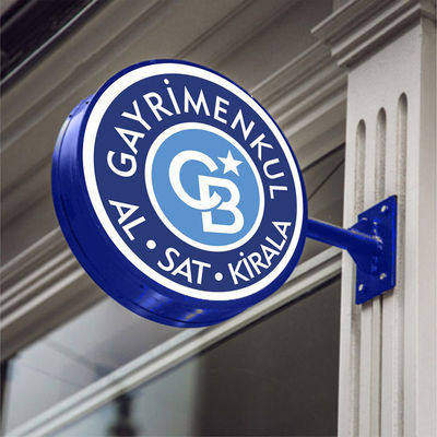 UL-Runde Lightbox-Zeichen-Geschäfts-Dekor-Blatt-Zeichen