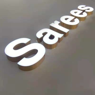 Windundurchlässiges 3D Acryl-Front Lit Sign Board 50000 Stunden Lebenszeit-