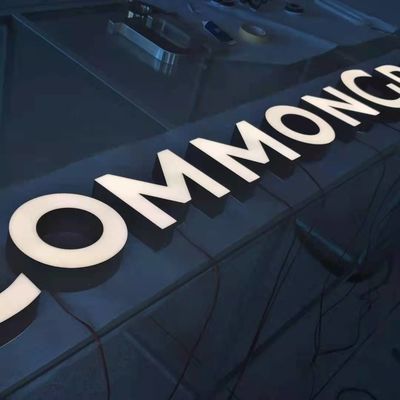 Buchstabe-Logo Sign Led Business Shopfront-Signage CER ROHS des Edelstahl-3d