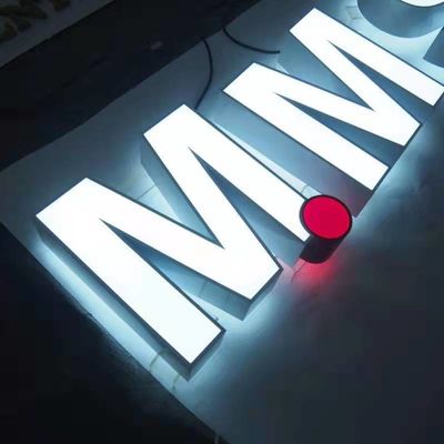 Buchstabe-Logo Sign Led Business Shopfront-Signage CER ROHS des Edelstahl-3d