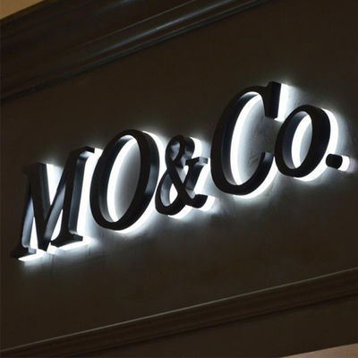 Soem-ODM-Restaurant-Zeichen-Brett, das Rückkanal-Buchstaben annonciert