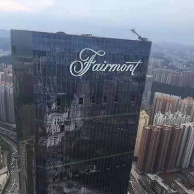 Geführte helle Kanal-Buchstaben Firmennamen-Logo Building Signs 3d