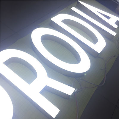 Kundenspezifischer Laser im Freien schnitt Metall-Logo Signs Light Up Sign-Brett HIGHSPAN