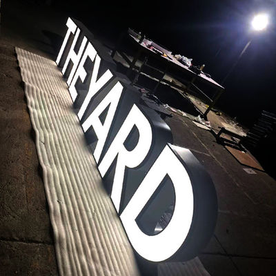 Attraktives dauerhaftes Zeichen des Buchstabe-3d führte Kanal-Acrylrestaurant-Brett 3mm