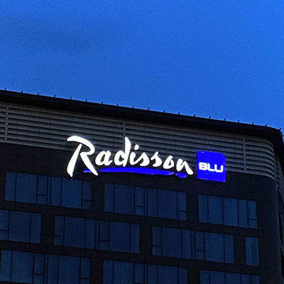 Attraktives dauerhaftes Zeichen des Buchstabe-3d führte Kanal-Acrylrestaurant-Brett 3mm