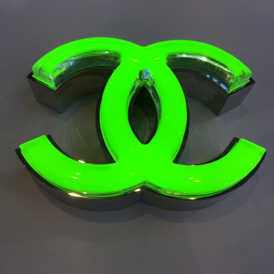 Wasserdichtes Zeichen-Alphabet Metall belichtetes 60HZ des Buchstabe-3D