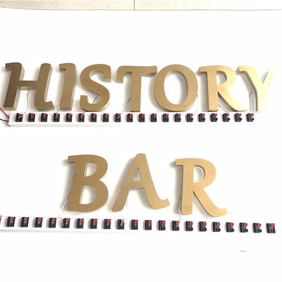 HIGHSPAN-Restaurant-Zeichen-Brett-Edelstahl hintergrundbeleuchtetes CER ROHS