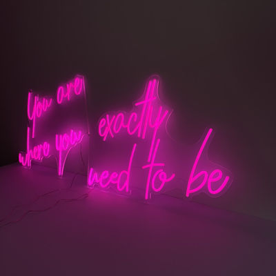 HIGHSPAN personifizierte Neonbuchstaben des kanal-3d mit Acrylbrett