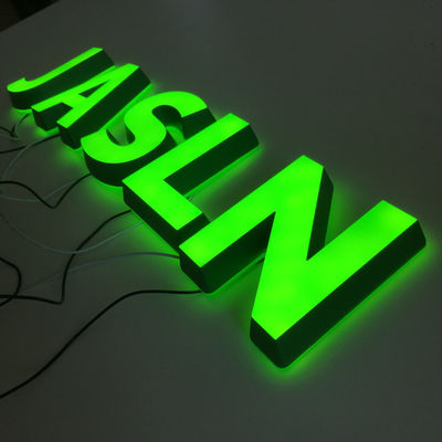 Große Acrylbuchstaben Logo Super Bright Outdoor Waterproof des Alphabet-LED