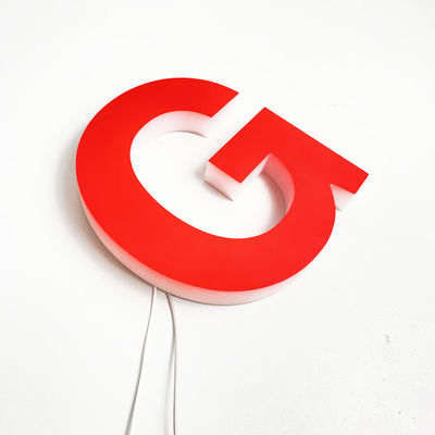 Buchstabe-Zeichen-Brett-volle Körper-Beleuchtung Front Lits 3D