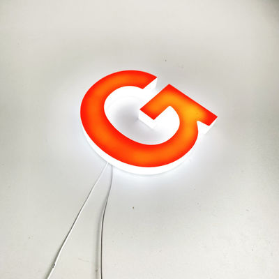 Buchstabe-Zeichen-Brett-volle Körper-Beleuchtung Front Lits 3D