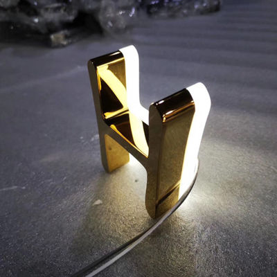 Fabrizierte des Einzelhandelsgeschäft-Logo-3D Tiefe Buchstabe-des Zeichen-3cm-15cm