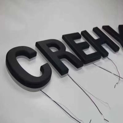 Weißes beleuchtendes Metall-Shopfront-Signage-Kanal-Buchstabe-Zeichen hintergrundbeleuchtetes CER ROHS