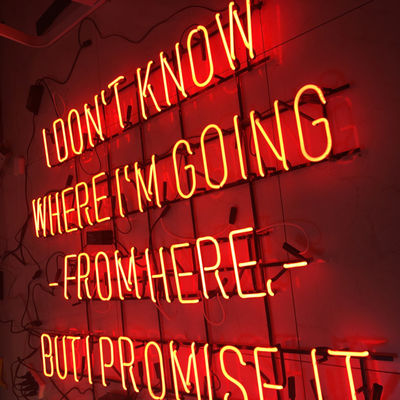 Geschäfts-Dekorations-Metallrahmen-helle Wort-Neonzeichen für Wand